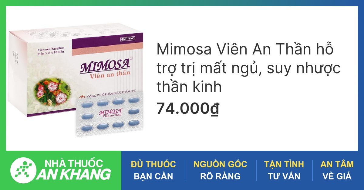 Thuốc an thần Mimosa có an toàn và không gây nghiện không?
