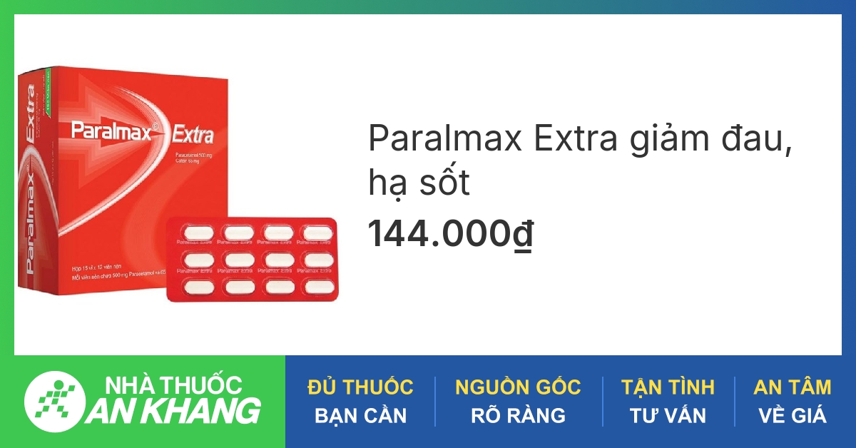 Paralmax Extra có tác dụng giảm đau đầu không? 
