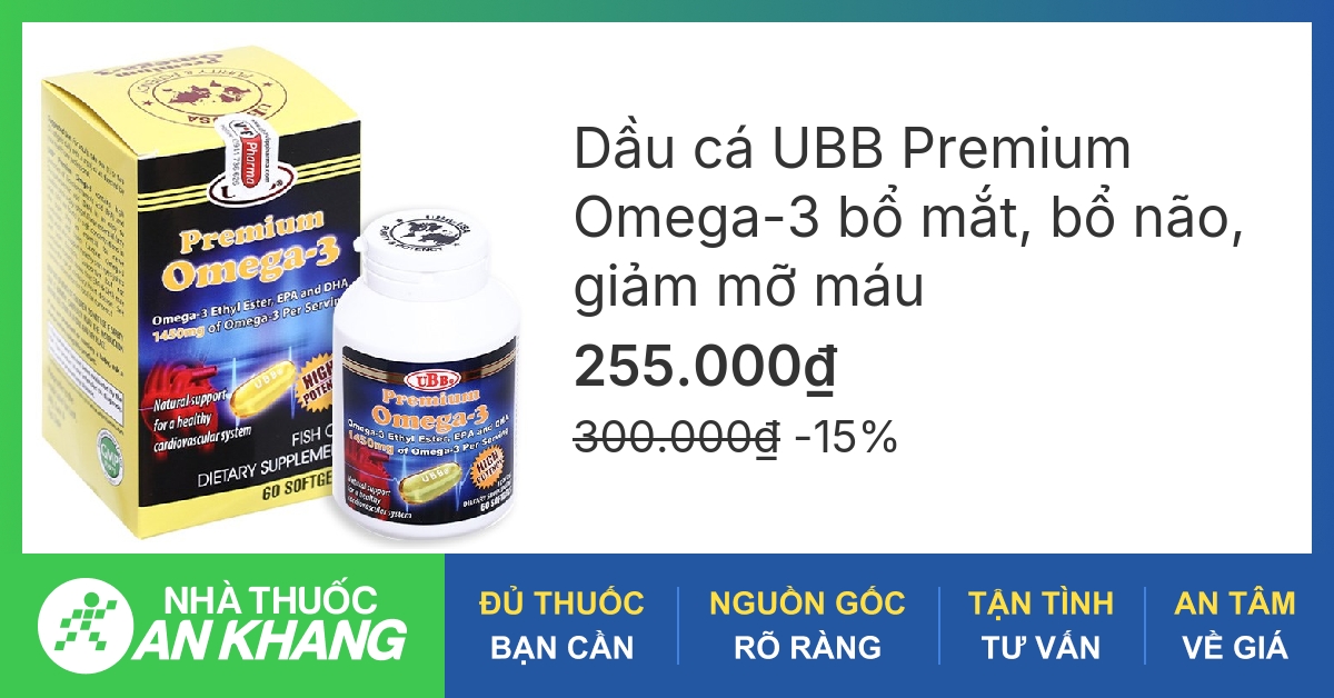 Tìm hiểu thuốc premium omega 3 Tác dụng và cách sử dụng