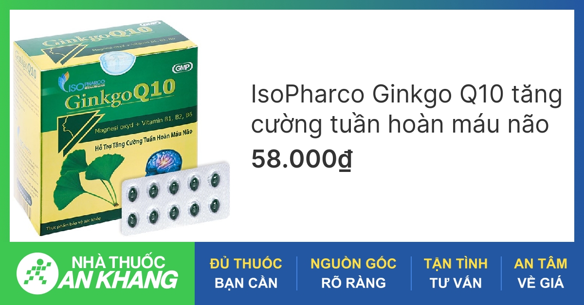 Ginkgo Q10 là loại thuốc gì và công dụng của nó là gì?
