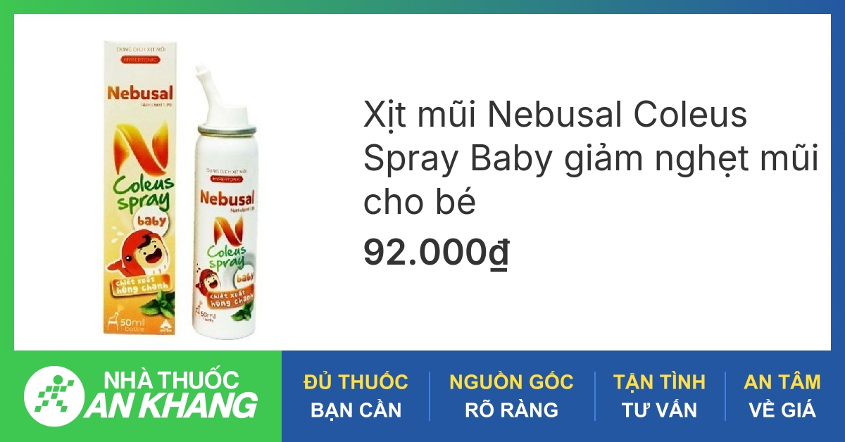 Khám phá ưu điểm vượt trội của xịt mũi húng chanh trong điều trị cảm lạnh