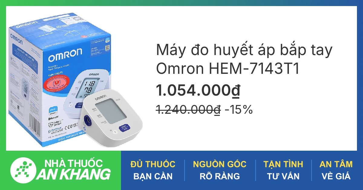 Cách sử dụng máy đo huyết áp omron hem 7143t1 đúng cách để đạt kết quả chính xác nhất