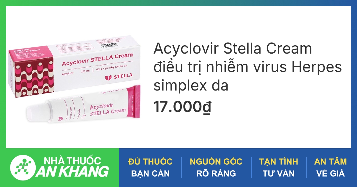 Những cách chăm sóc acyclovir bôi miệng một cách hiệu quả