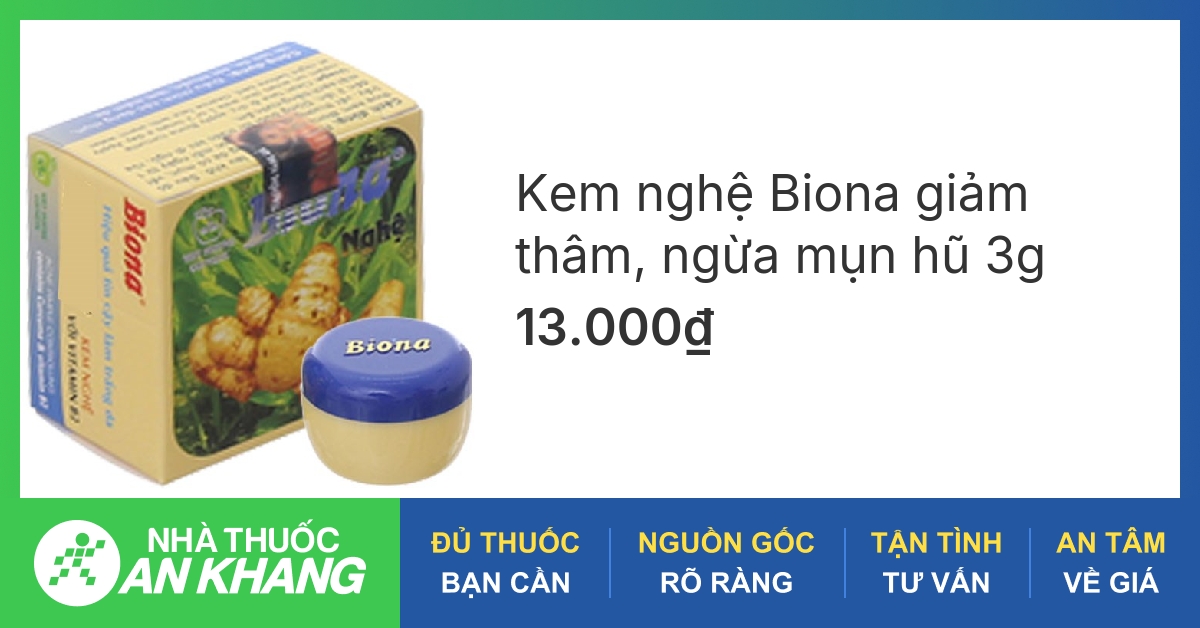 Tác dụng và công dụng của kem trị mụn biona mà bạn cần biết