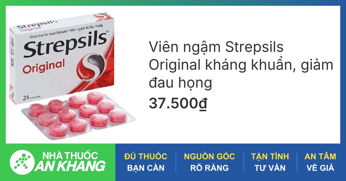 Tác dụng và cách sử dụng thuốc ho strepsils để làm giảm ho