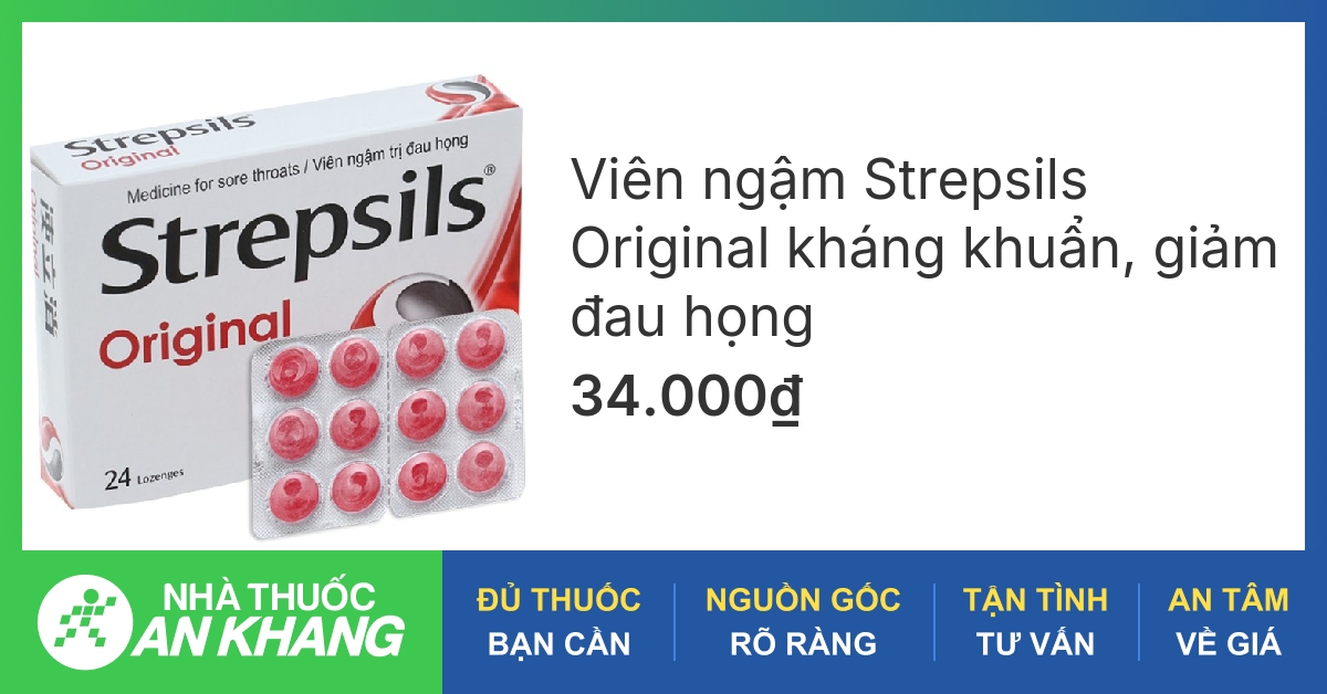 Thuốc ngậm ho Strepsils có tác dụng điều trị những triệu chứng gì?