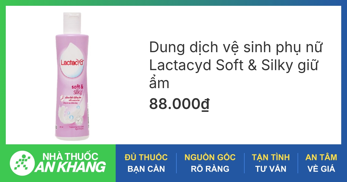 Các dung dịch vệ sinh lactacyd có bao nhiêu loại