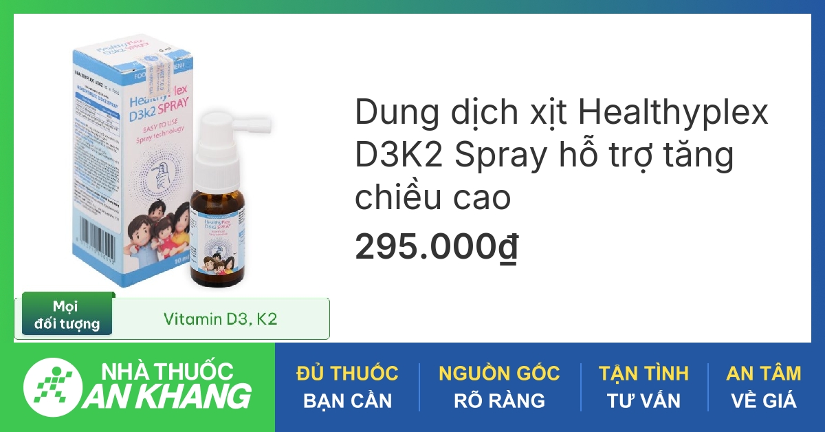 Vitamin D3 và K2 dạng xịt có tác dụng phòng ngừa còi xương ở trẻ em như thế nào?
