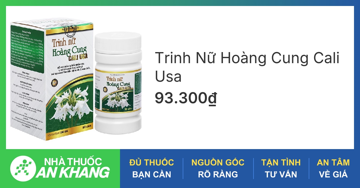 Những lợi ích sức khỏe của thực phẩm chức năng trinh nữ hoàng cung 