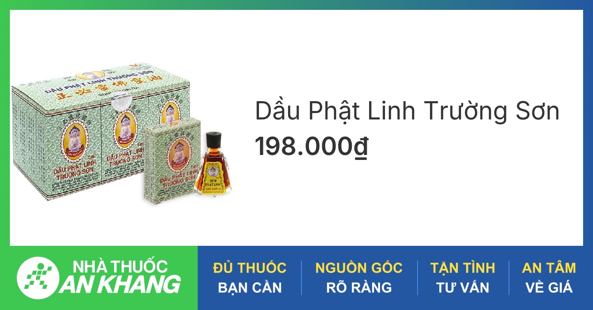 Dầu Phật Linh Trường Sơn (12 chai x 5ml) - 12/2025