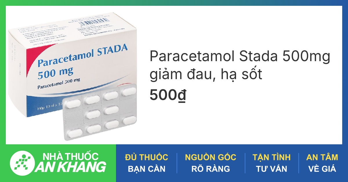 Có tác dụng phụ nào khi dùng quá liều paracetamol 500mg?
