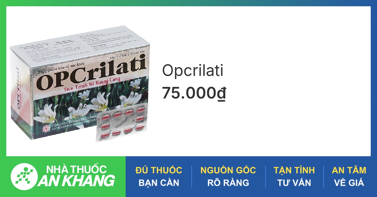 Cần thận trọng những điều gì khi sử dụng viên trinh nữ hoàng cung Opcrilati?
