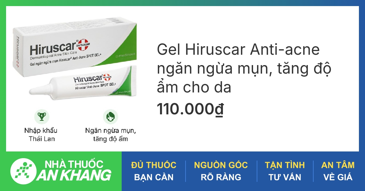 Thuốc trị mụn anti acnes là gì?
