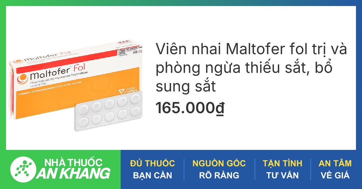 Thuốc sắt maltofer có thể dùng cho bà bầu không?