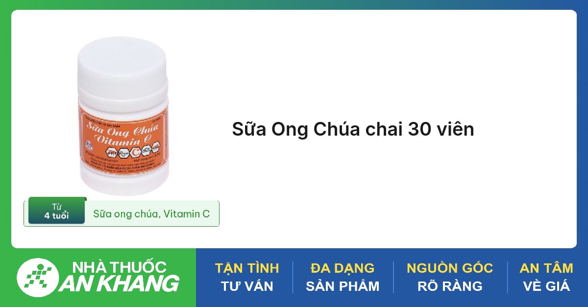 Sữa Ong Chúa chai 30 viên