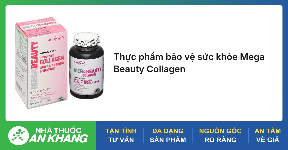 Thực phẩm bảo vệ sức khỏe Mega Beauty Collagen