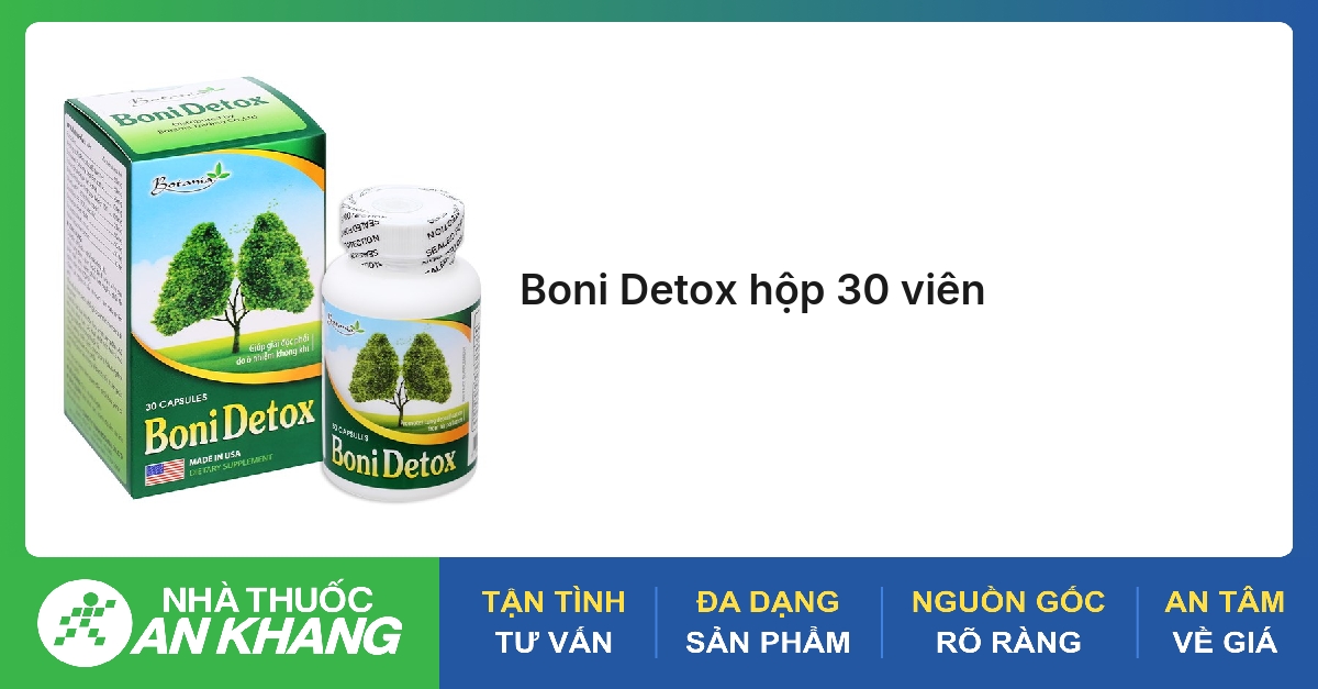 Boni Detox hộp 30 viên