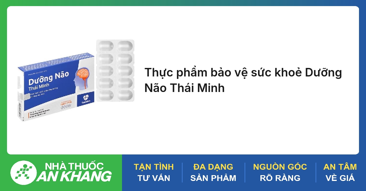 Thực phẩm bảo vệ sức khoẻ Dưỡng Não Thái Minh