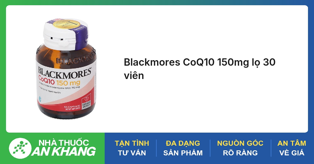 Blackmores CoQ10 150mg lọ 30 viên