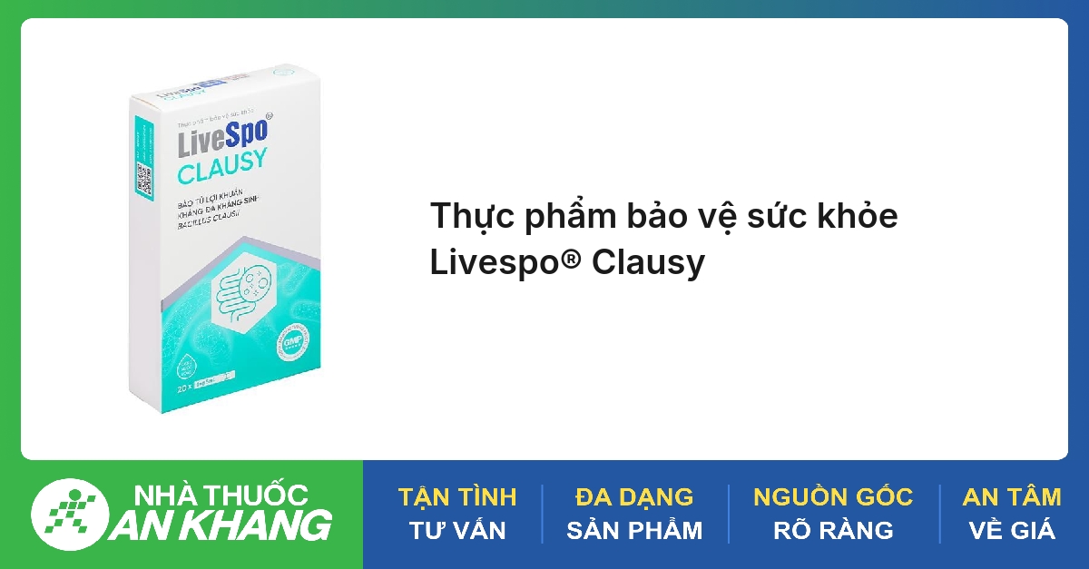 Thực phẩm bảo vệ sức khỏe Livespo® Clausy