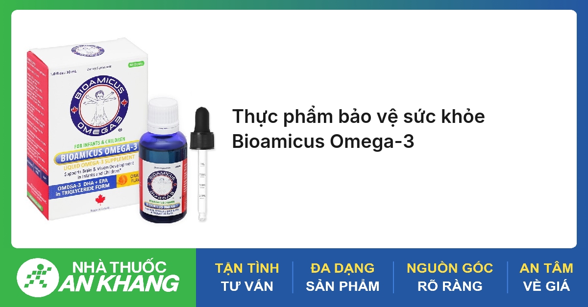 Thực phẩm bảo vệ sức khỏe Bioamicus Omega-3