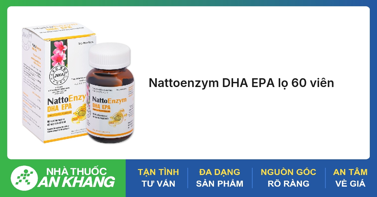 Nattoenzym DHA EPA lọ 60 viên