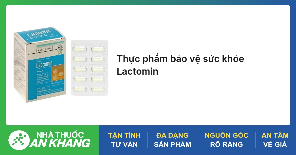 Thực phẩm bảo vệ sức khỏe Lactomin