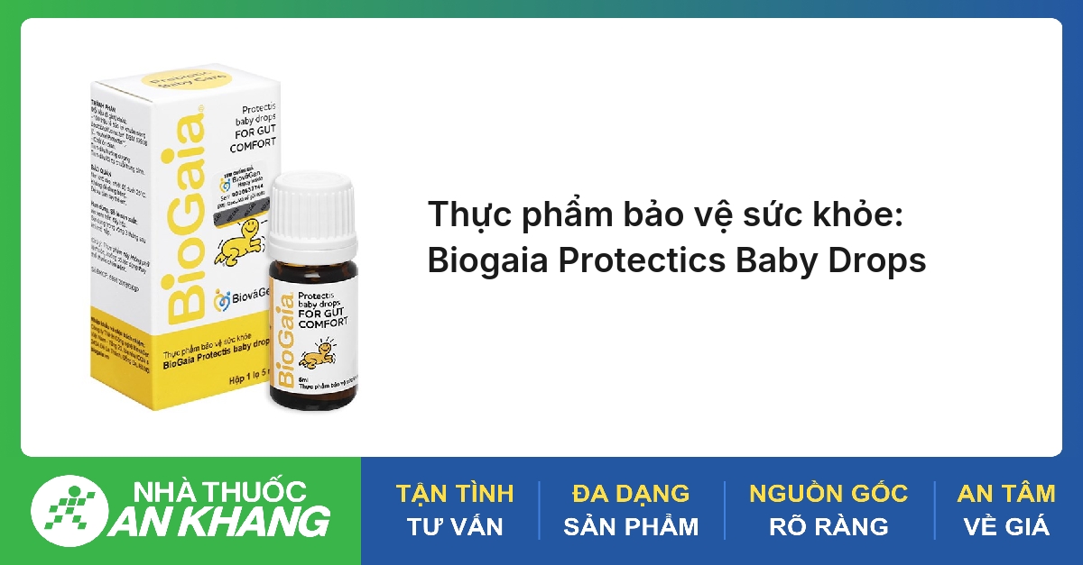 Thực phẩm bảo vệ sức khỏe: Biogaia Protectics Baby Drops