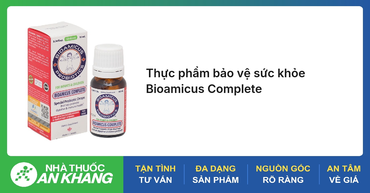 Thực phẩm bảo vệ sức khỏe Bioamicus Complete