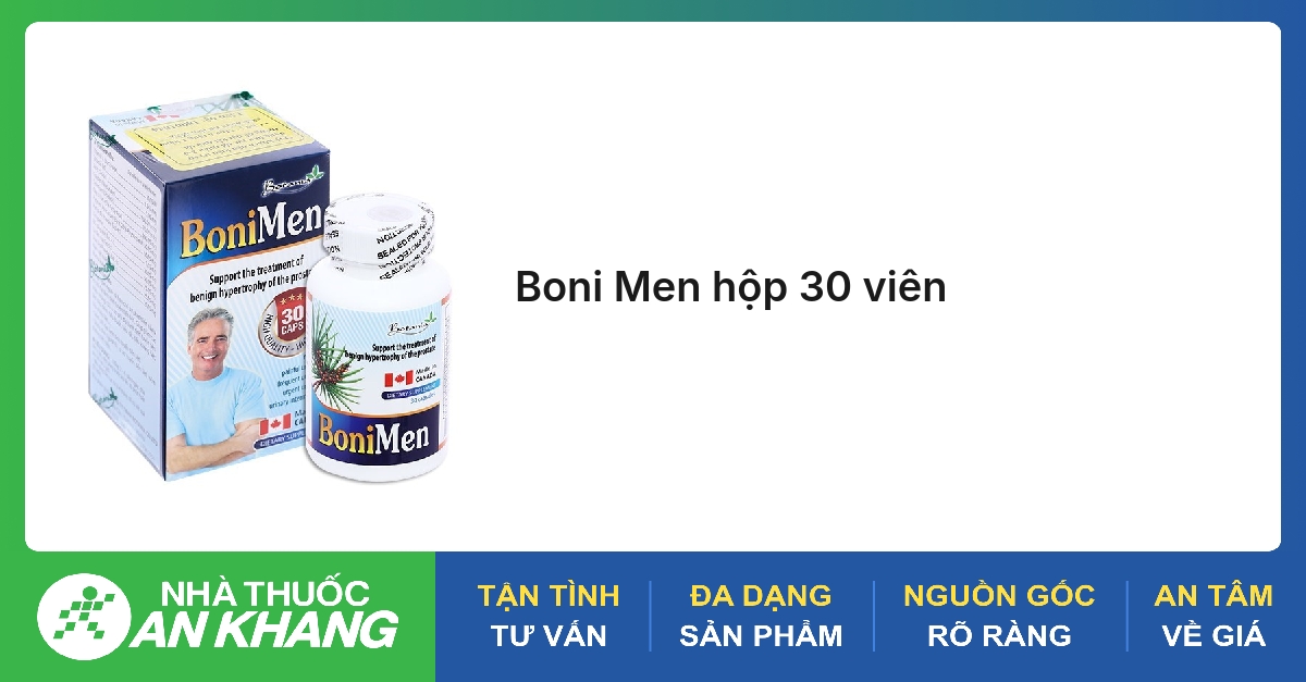 Boni Men hộp 30 viên
