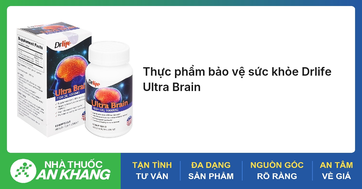 Thực phẩm bảo vệ sức khỏe Drlife Ultra Brain