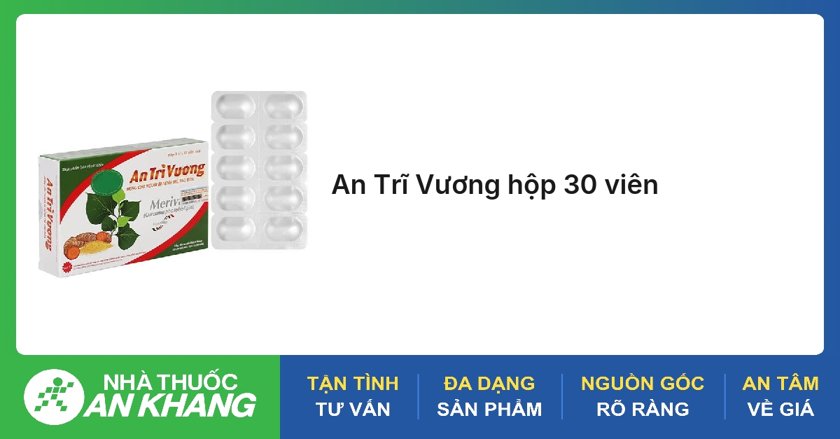 An Trĩ Vương hộp 30 viên