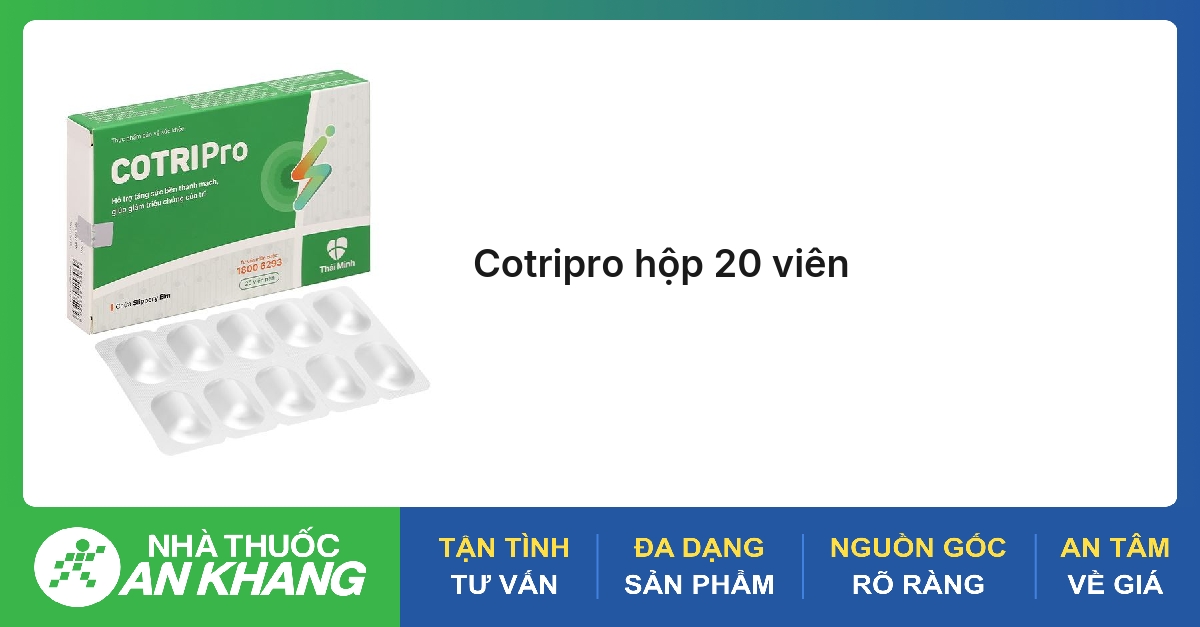 Cotripro hộp 20 viên