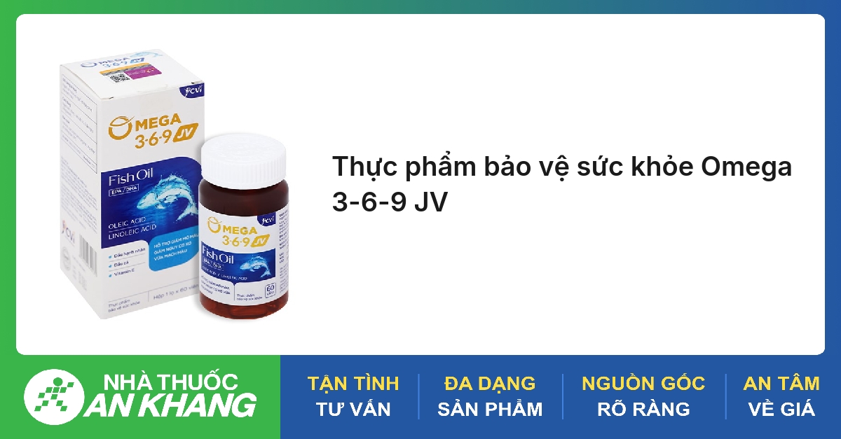 Thực phẩm bảo vệ sức khỏe Omega 3-6-9 JV