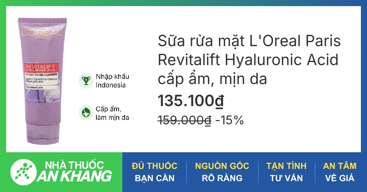 Sữa rửa mặt Loreal dành cho da dầu mụn có thể sử dụng hàng ngày không?
