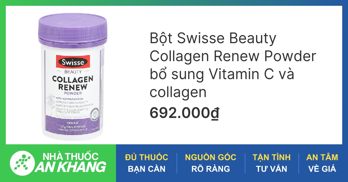 Collagen Swisse dạng bột renew là sản phẩm nào?
