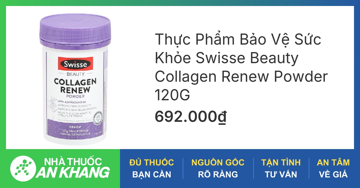 Collagen Swisse dạng bột renew là sản phẩm nào?
