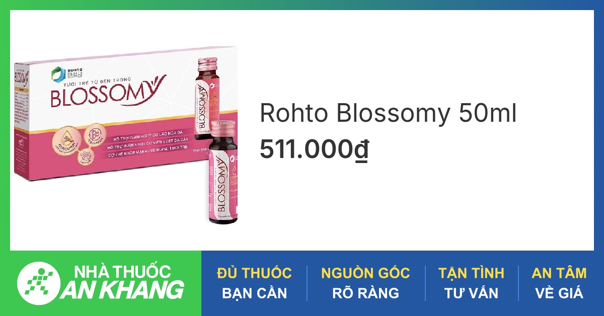 Những lợi ích của nước uống collagen blossomy là gì?