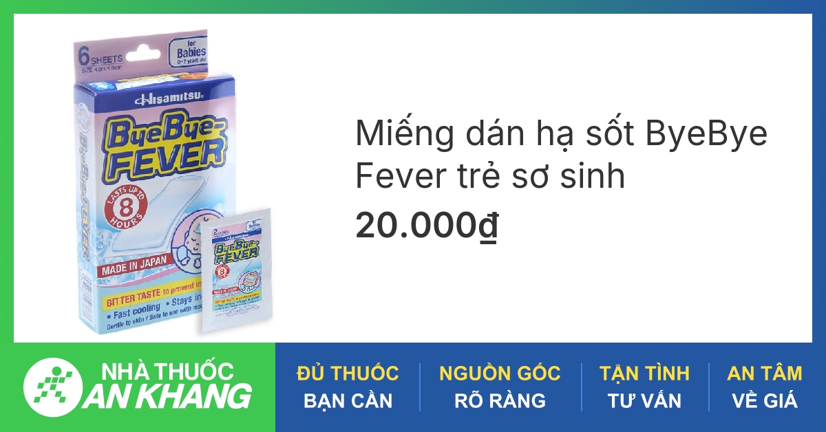 Điểm khác biệt giữa miếng dán hạ sốt và thuốc hạ sốt truyền thống?
