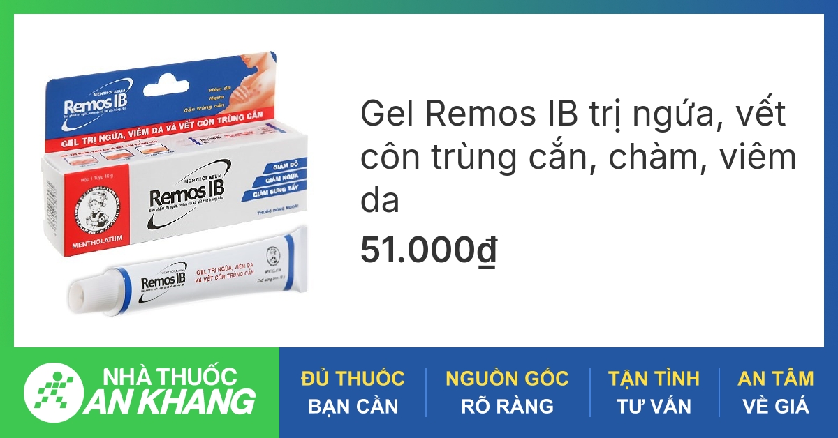 Thuốc bôi ngứa Remos có công dụng chính là gì?
