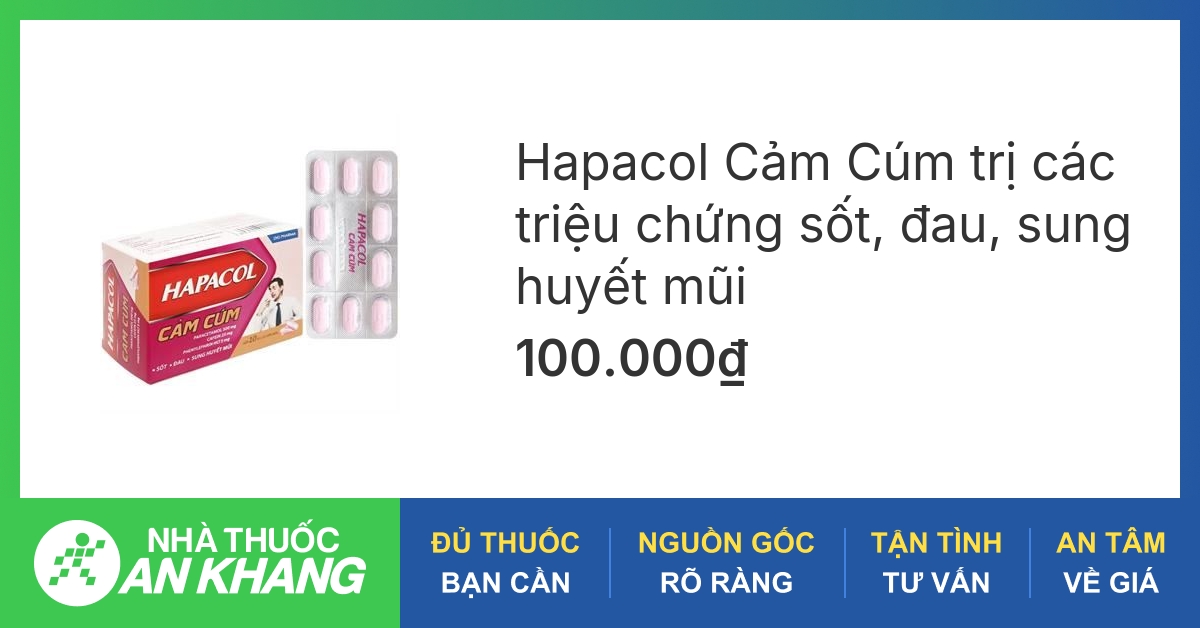 Hapacol thuộc loại sản phẩm nào và do công ty nào sản xuất? 
