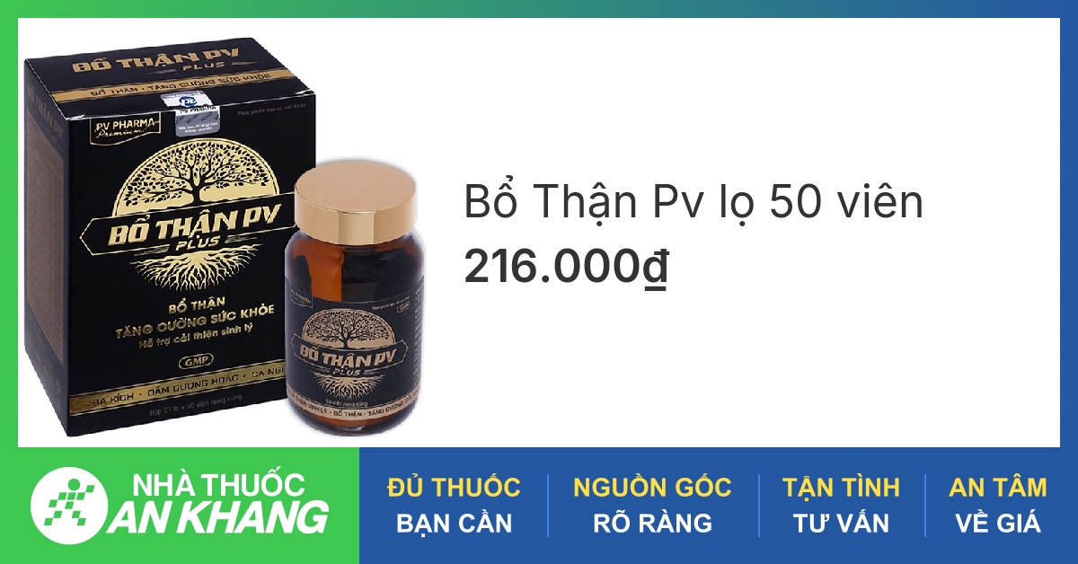 Bổ thận PV Plus có tác dụng gì trong việc bồi bổ thận và tráng dương?