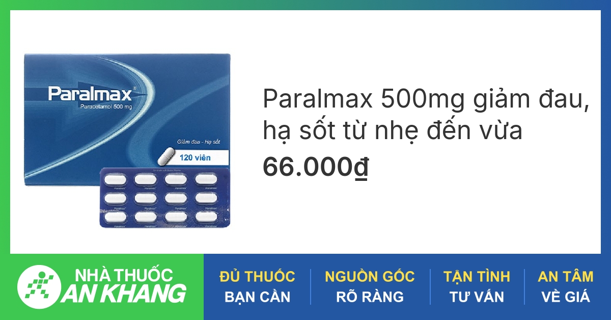 Có bao nhiêu viên thuốc trong một hộp Paralmax?
