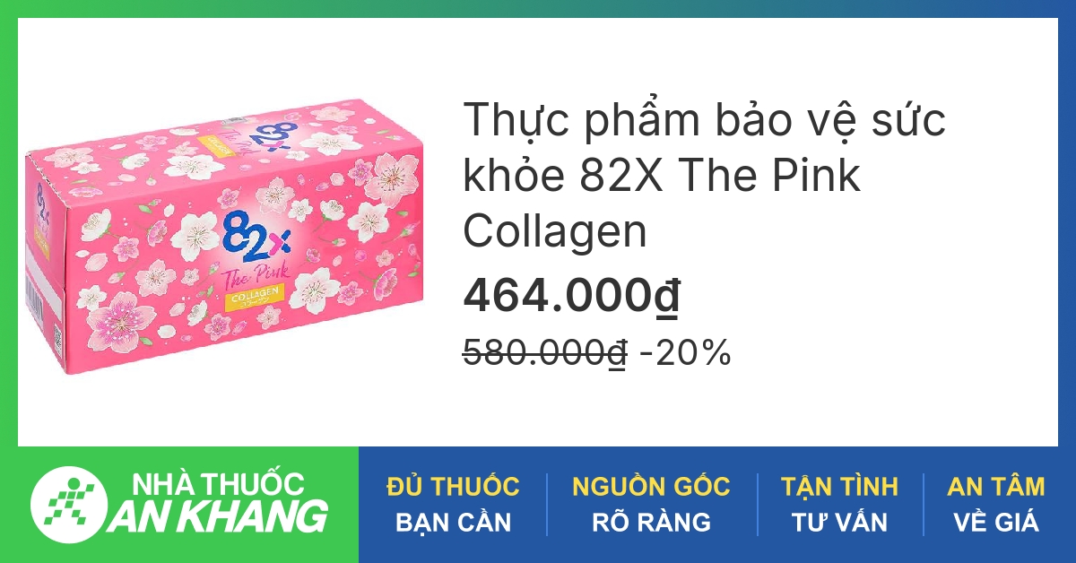 Sản phẩm The Pink Collagen của thương hiệu 82x có thành phần chính là gì?
