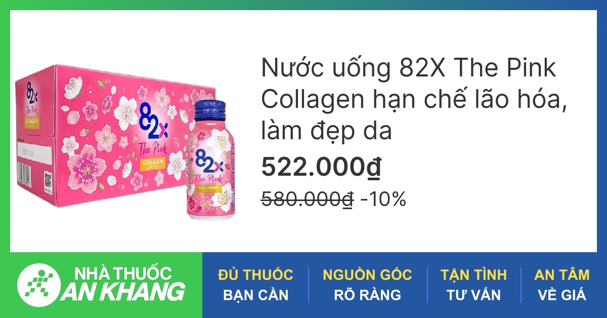 Nước uống collagen 82x The Pink có hiệu quả như lời đồn hay không?