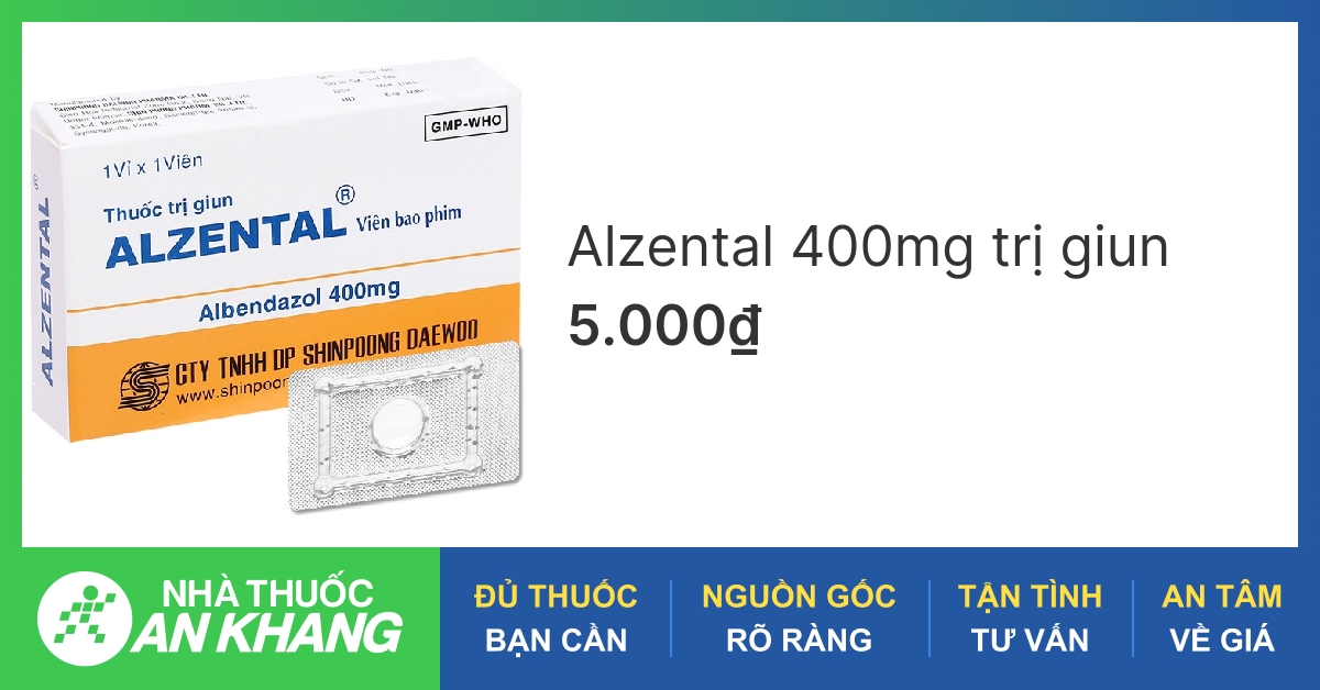 Công dụng và cách dùng của thuốc tẩy giun alzental an toàn và hiệu quả