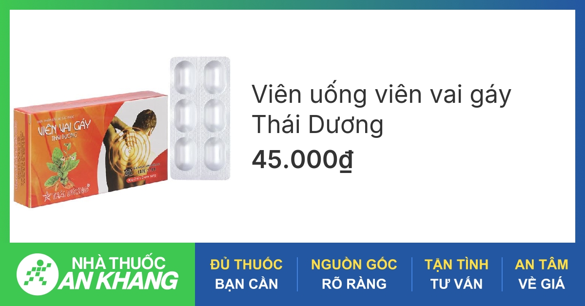 Thuốc chữa đau thuốc đau vai gáy thái dương vai gáy thái dương hiệu quả