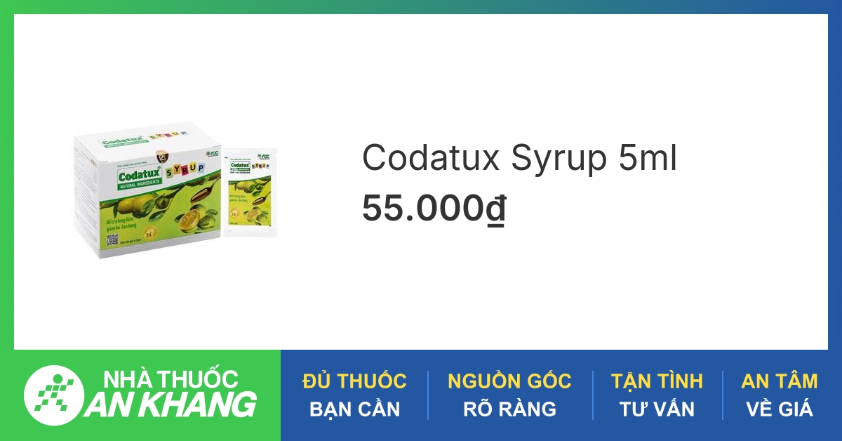 Gói thuốc ho nào thích hợp cho trẻ em dưới 1 tuổi?