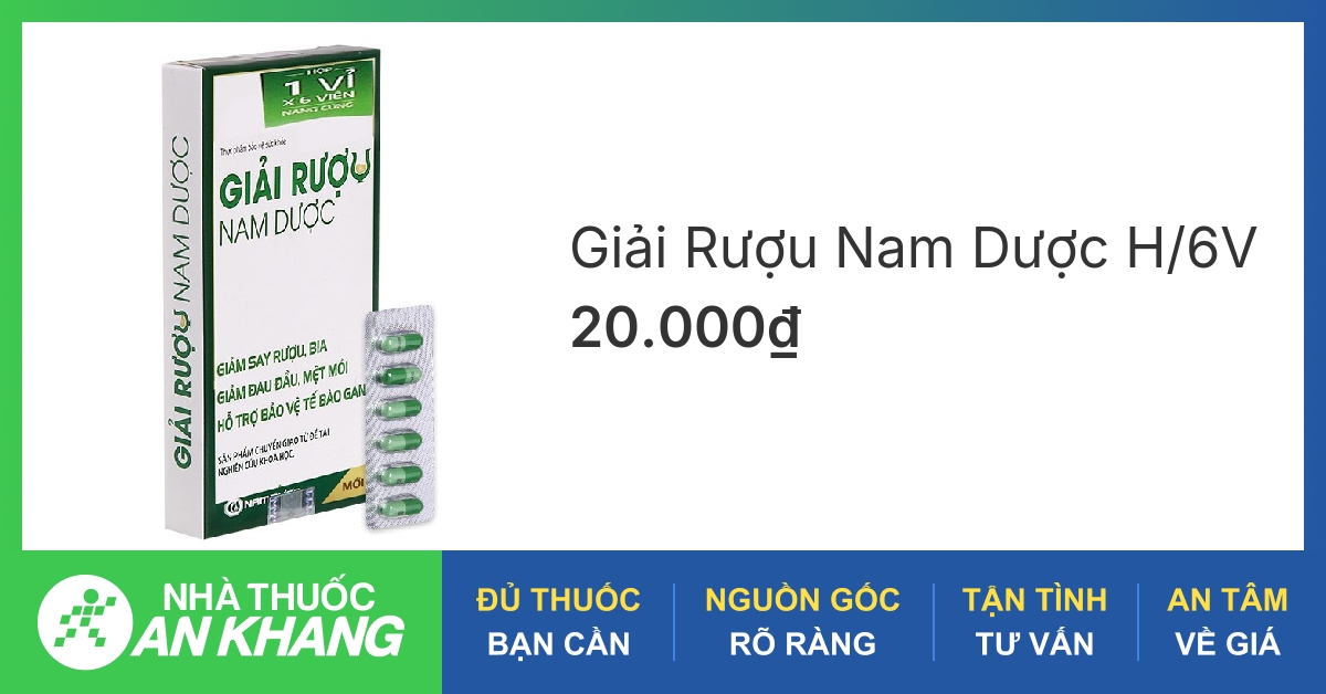 Phương pháp cách sử dụng thuốc giải rượu nam dược an toàn và hiệu quả