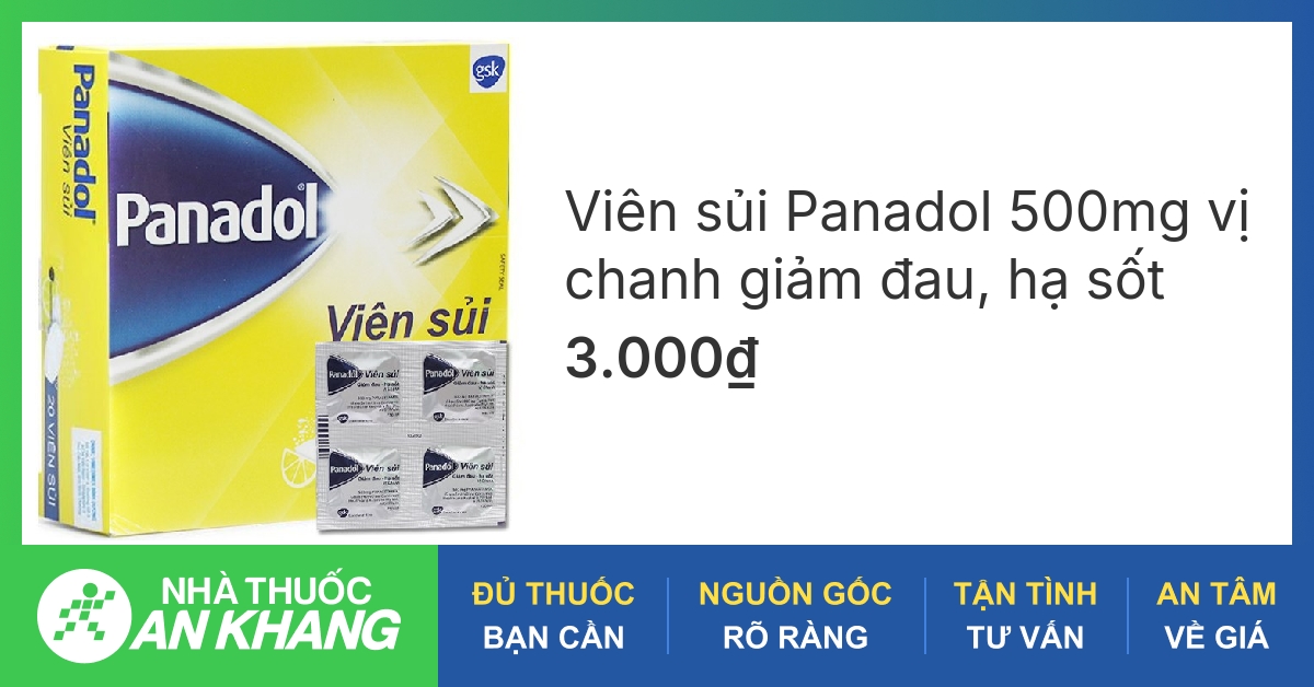 Tác dụng của viên sủi hạ sốt Panadol là gì?